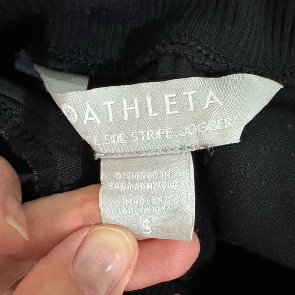 Athleta side stripe  Venice high rise joggers - Picture 3 of 3